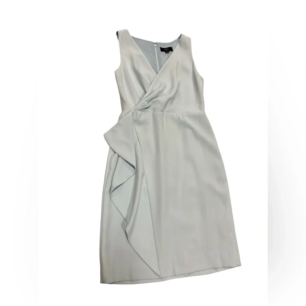NWT J.Crew 365 Light Powder Blue Side-sash Dress Career Cocktail Event Sz 4 Work